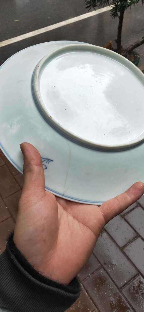 古玩陶瓷青花盤拍賣，當前價格11800元