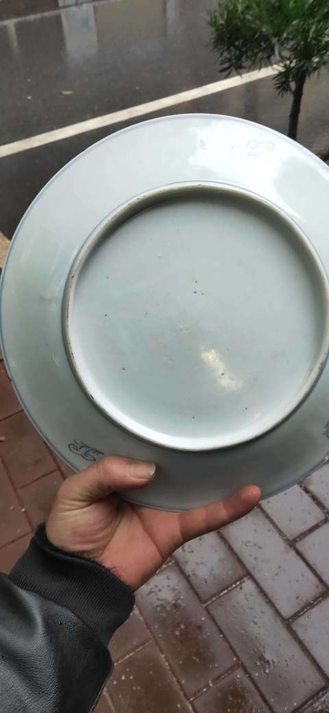 古玩陶瓷青花盤拍賣，當前價格11800元