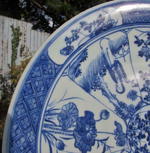 古玩陶瓷青花大盤拍賣，當前價格12900元