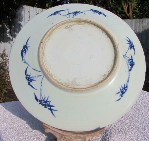 古玩陶瓷青花大盤拍賣，當前價格12900元