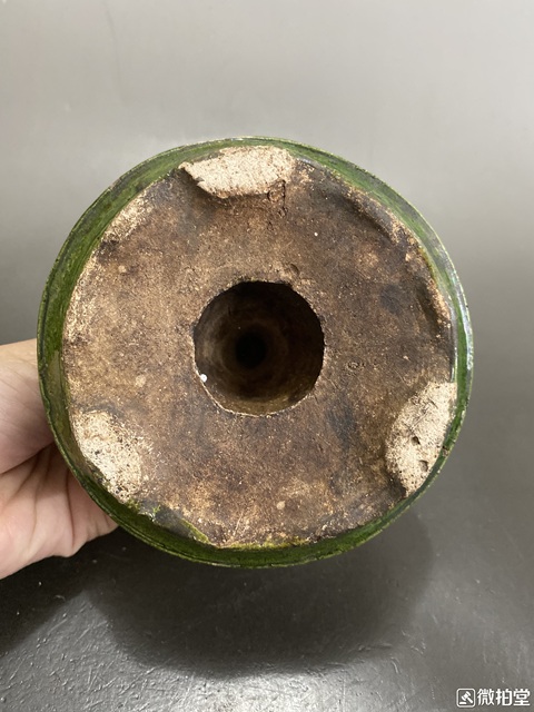 古玩陶瓷綠釉香薰燈拍賣，當前價格9900元