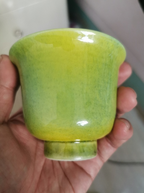 古玩陶瓷吹釉杯拍賣，當前價格12500元