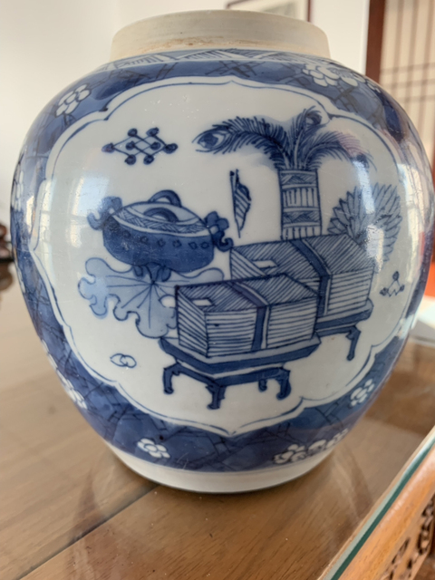 古玩陶瓷青花罐拍賣，當前價格10000元