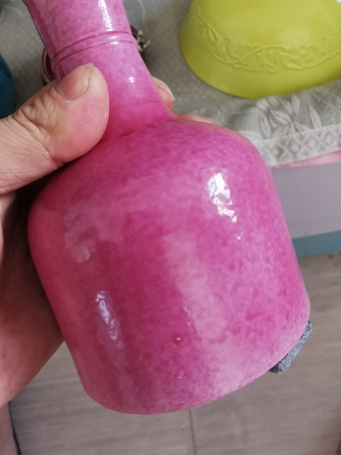 古玩陶瓷胭脂紅搖鈴尊拍賣，當前價格8000元