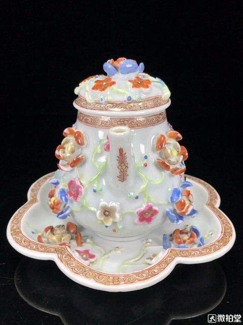 古玩陶瓷粉彩盤拍賣，當(dāng)前價(jià)格4000元