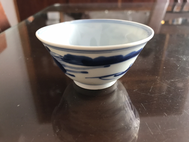 古玩陶瓷青花杯拍賣，當(dāng)前價格8000元