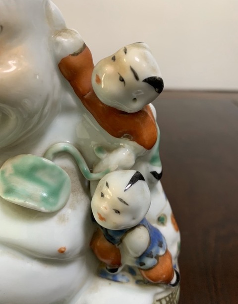 古玩陶瓷粉彩佛拍賣，當前價格7000元