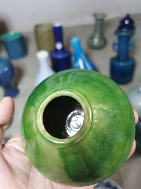 古玩陶瓷綠釉水盂拍賣，當前價格6000元