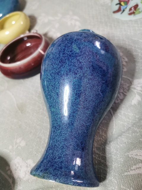 古玩陶瓷爐鈞釉梅瓶拍賣，當前價格8500元