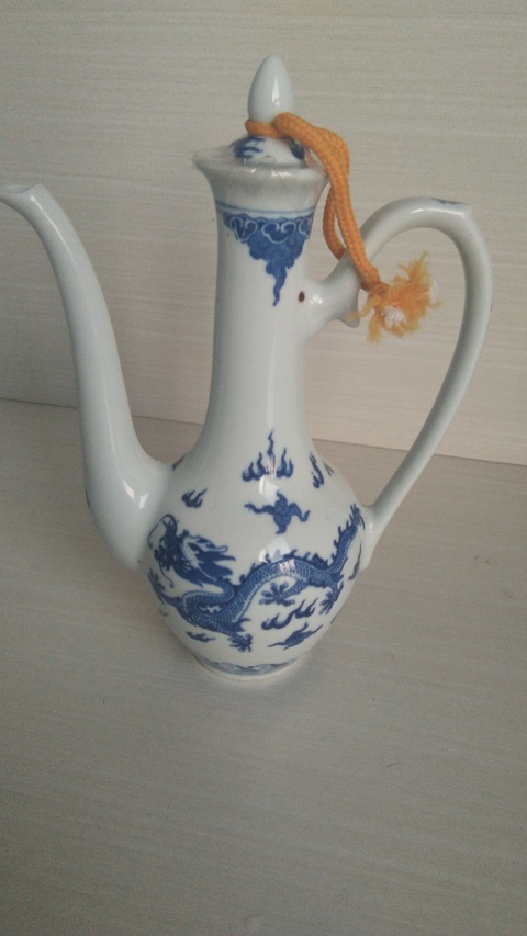 古玩陶瓷龍紋執壺拍賣，當前價格14800元