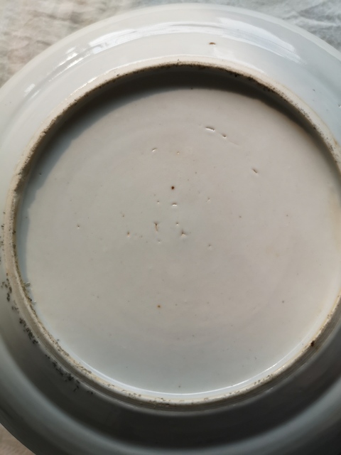 古玩陶瓷廣彩人物故事紋大盤拍賣，當前價格7000元