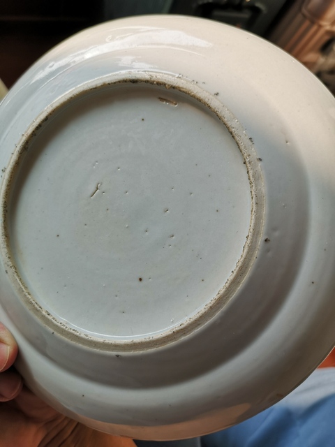 古玩陶瓷廣彩人物故事紋大盤拍賣，當前價格7000元