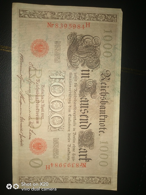 古玩錢幣德國(guó)馬克拍賣，當(dāng)前價(jià)格15000元