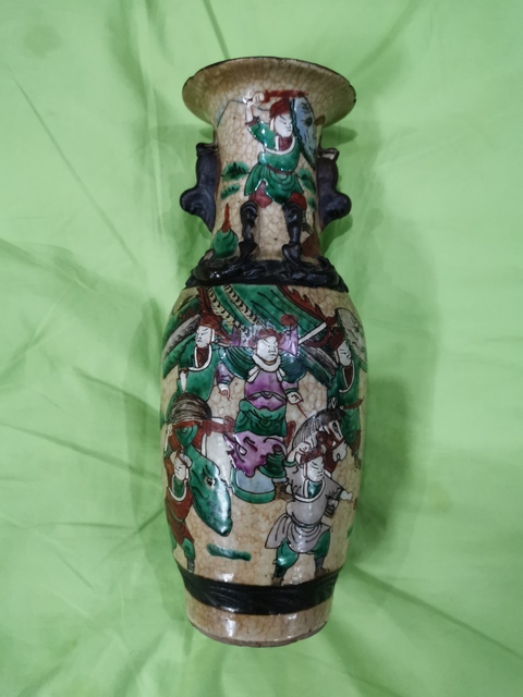 古玩陶瓷刀馬人瓶拍賣，當前價格18800元