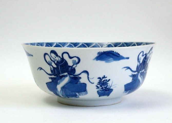 古玩陶瓷青花大碗拍賣，當(dāng)前價(jià)格19000元