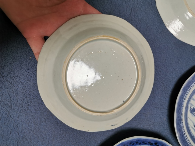 古玩陶瓷青花山水紋盤拍賣，當前價格12000元