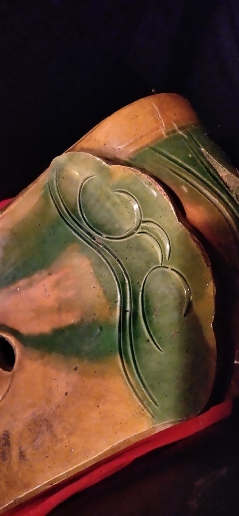 古玩陶瓷三彩瓷枕拍賣，當前價格11800元