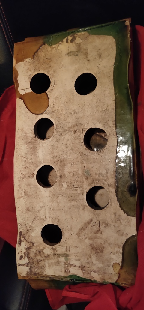 古玩陶瓷三彩瓷枕拍賣，當前價格11800元