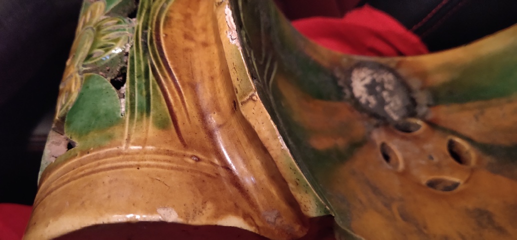 古玩陶瓷三彩瓷枕拍賣，當前價格11800元