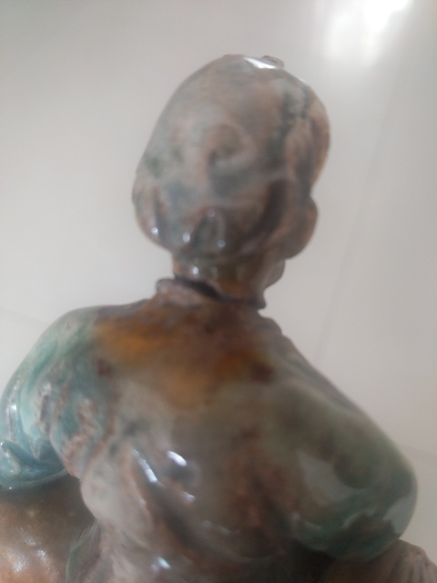 古玩陶瓷駱駝人物紋瓷塑像拍賣，當前價格12500元