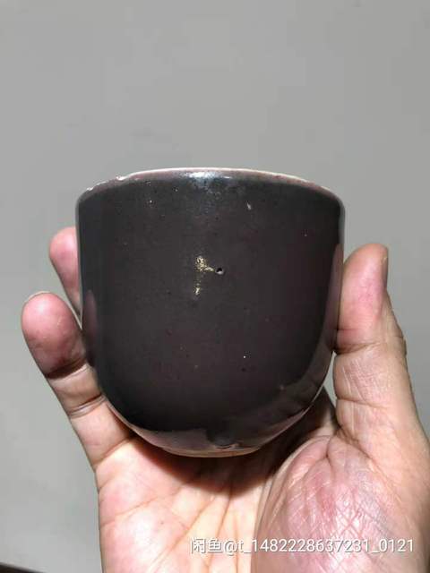 古玩陶瓷紅釉杯拍賣，當前價格13600元