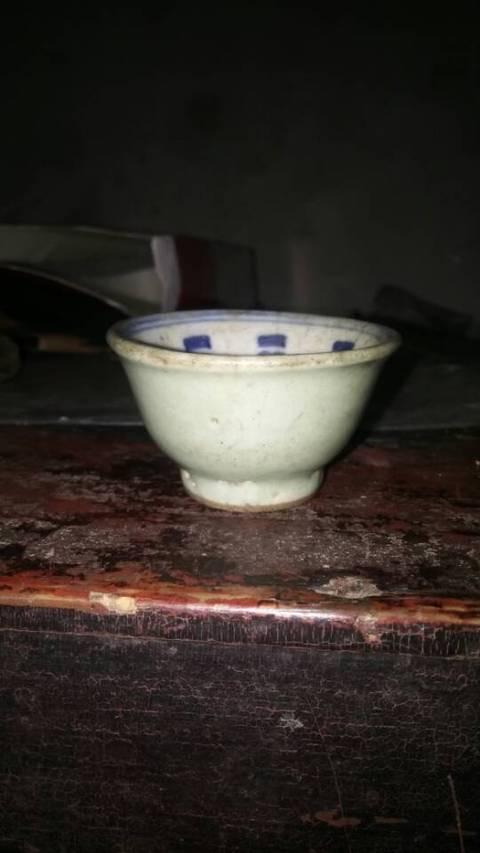 古玩陶瓷八卦杯拍賣，當前價格6800元