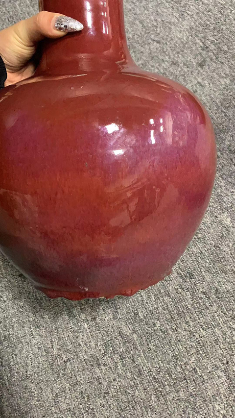 古玩陶瓷天球瓶拍賣，當前價格8800元