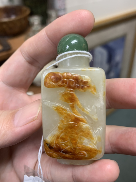 古玩玉器鼻煙壺拍賣，當前價格7200元