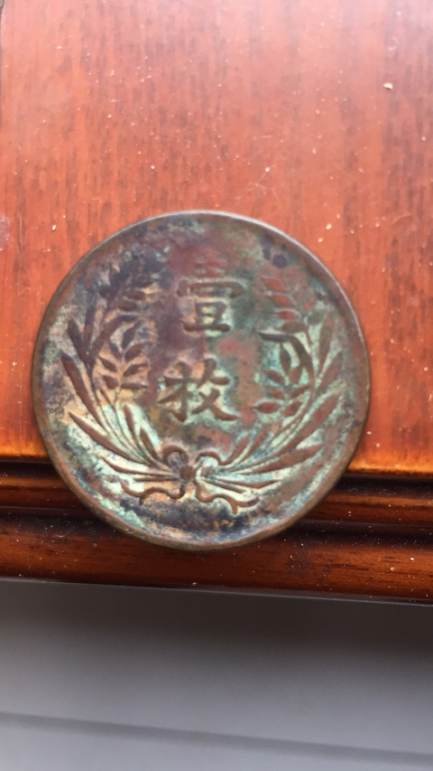 古玩錢幣民國銅元兩枚拍賣，當前價格5000元