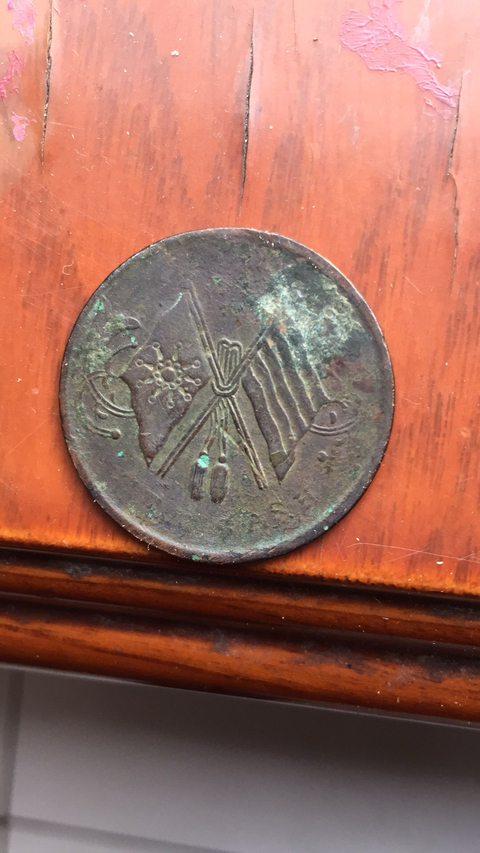 古玩錢幣民國銅元兩枚拍賣，當前價格5000元