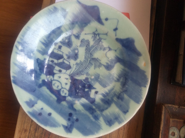 古玩陶瓷青花盤拍賣，當前價格11800元