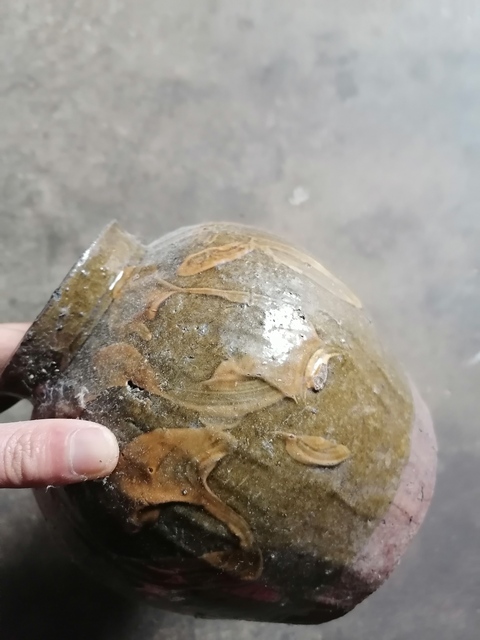 古玩陶瓷醬釉罐拍賣，當(dāng)前價(jià)格7000元