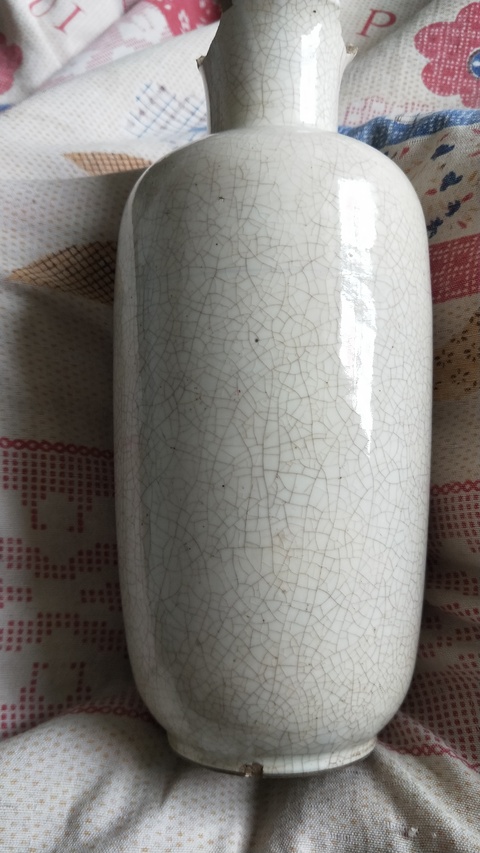 古玩陶瓷哥釉瓶標本拍賣，當前價格5000元