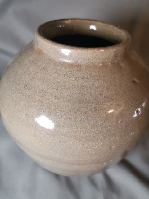 古玩陶瓷青白釉罐拍賣，當前價格4000元