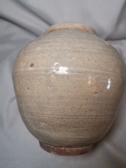 古玩陶瓷青白釉罐拍賣，當前價格4000元