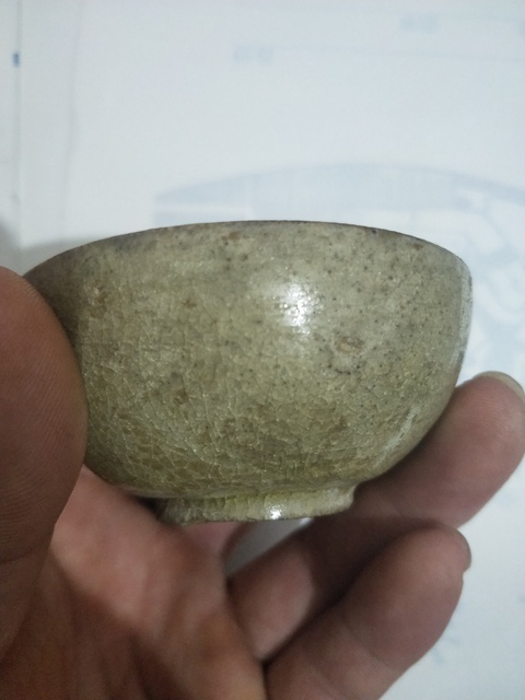 古玩陶瓷青釉盞拍賣(mài)，當(dāng)前價(jià)格5280元