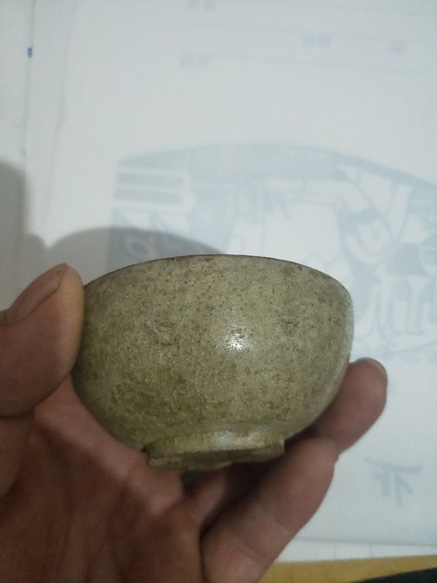 古玩陶瓷青釉盞拍賣(mài)，當(dāng)前價(jià)格5280元