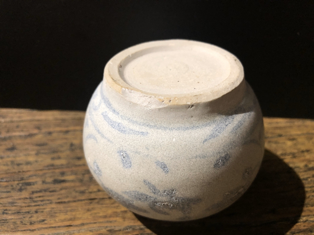 古玩陶瓷青花花卉紋罐拍賣，當前價格9000元