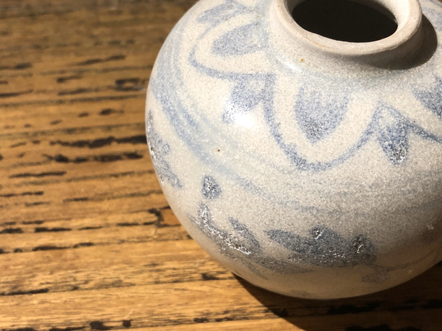 古玩陶瓷青花花卉紋罐拍賣，當前價格9000元