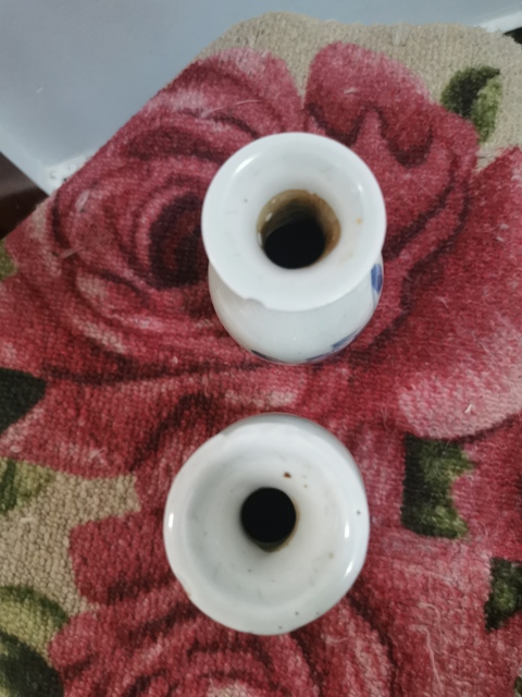 古玩陶瓷青花花卉小瓶拍賣，當前價格12000元