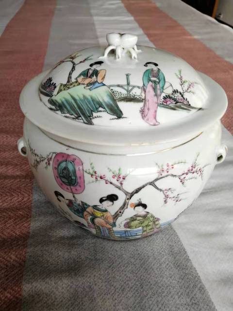 古玩陶瓷四系粥罐拍賣，當(dāng)前價格4000元