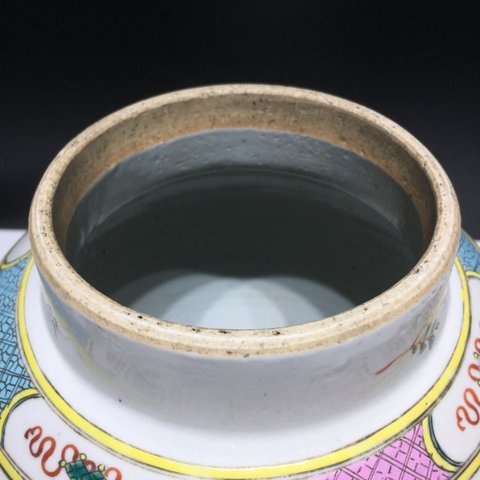 古玩陶瓷雍正至乾隆粉彩嬰戲圖將軍罐拍賣，當前價格13800元