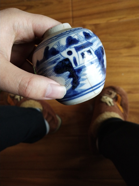 古玩陶瓷青花罐拍賣，當前價格4000元