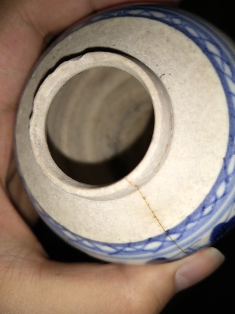 古玩陶瓷青花罐拍賣，當前價格4000元