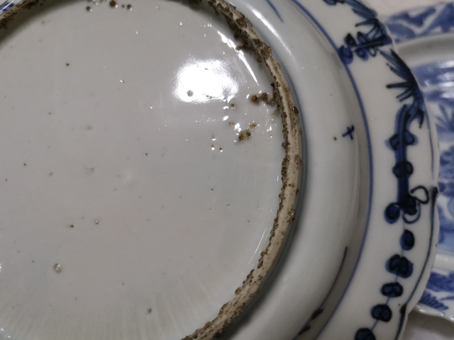 古玩陶瓷萬歷青花喜鹿封侯紋花口盤拍賣，當前價格9000元