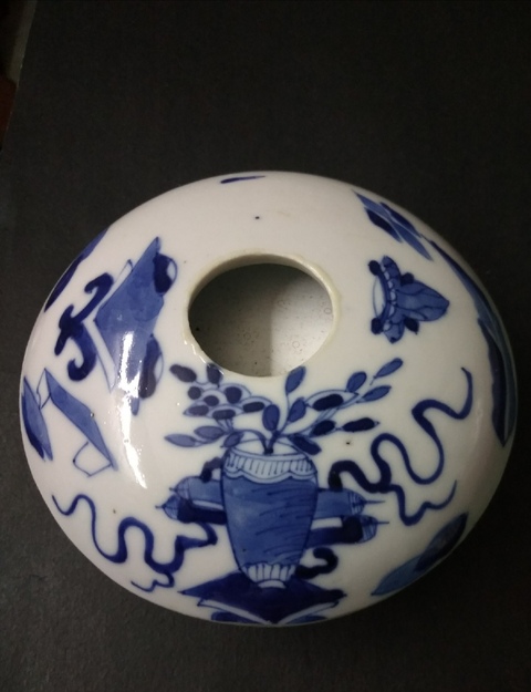 古玩陶瓷博古圖青花水呈拍賣，當前價格9080元