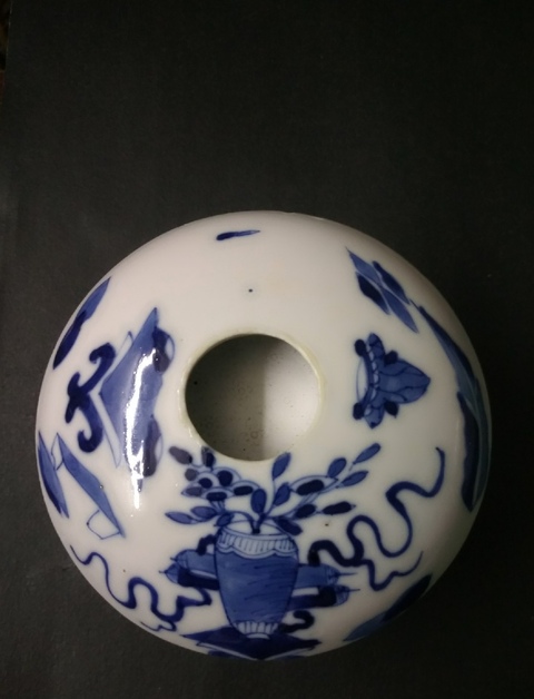 古玩陶瓷博古圖青花水呈拍賣，當前價格9080元