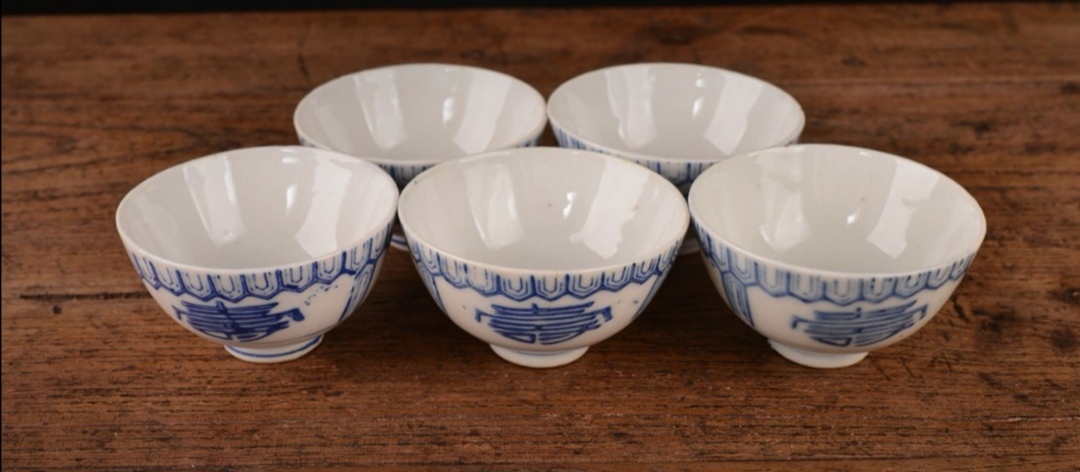 古玩陶瓷青花壽字碗拍賣，當(dāng)前價格6800元