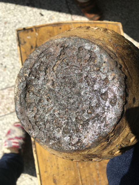 古玩陶瓷醬黃釉小罐拍賣，當前價格7000元