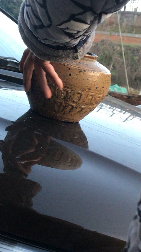 古玩陶瓷醬黃釉小罐拍賣，當前價格7000元